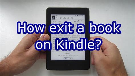 How To Exit A Book On Kindle